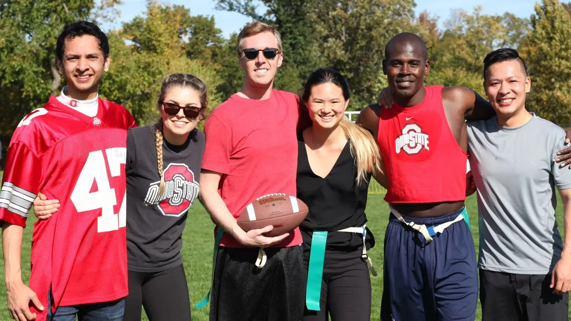 Students at OSU Oval 