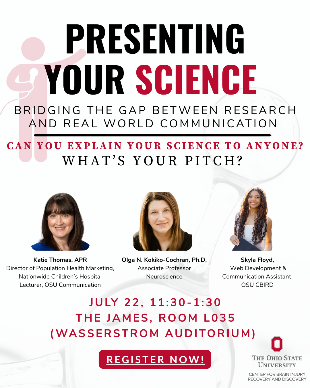 Presenting your science flyer
